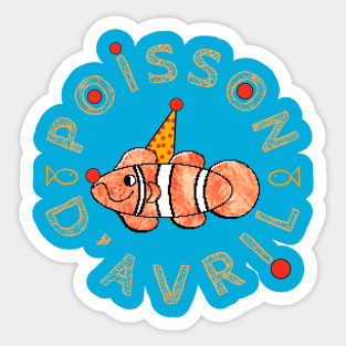 Poisson d’Avril / April Fish Sticker